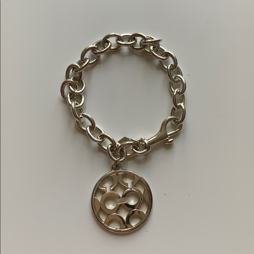 Coach silver bracelet